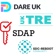 Dare UK, UKTRE, SDAP, SDC REBOOT logo