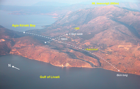 Aerial Map of Gulf of Livadi