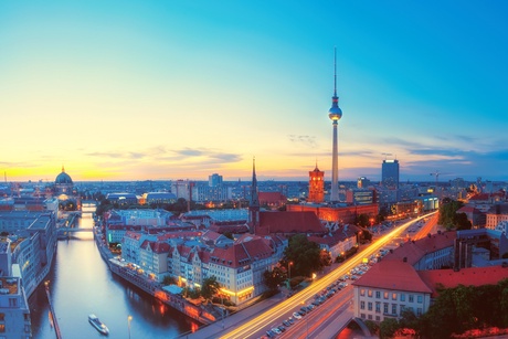 Berlin skyline and the Fernsehturm
