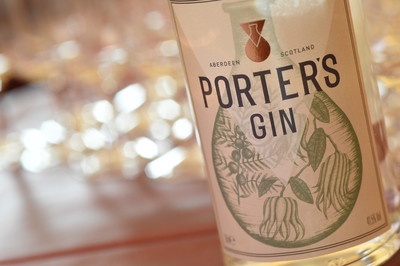Porter's Gin Bottle