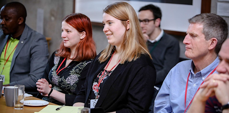 Group of attendees during event at Scottish Trade Forum