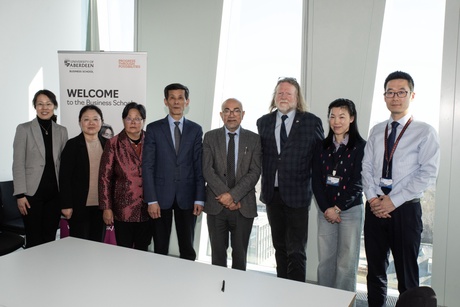 Uiniversity of Aberdeen Business School and Shangda University delegation