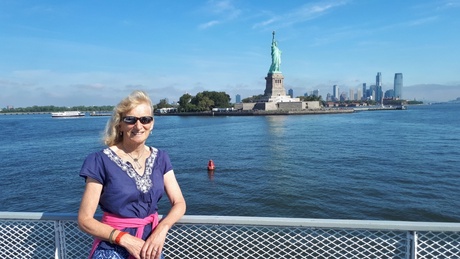 Marjory Harper on the Queen Mary