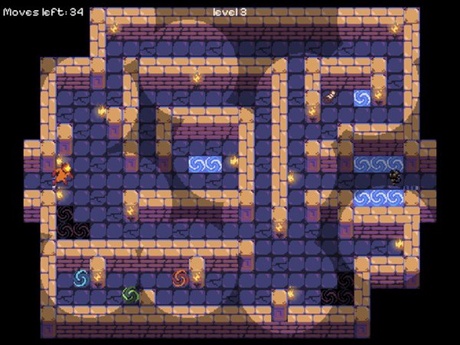 computer graphic of an Egyptian-style maze