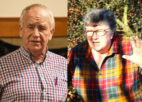 Geordie Murison and Phyll McBain