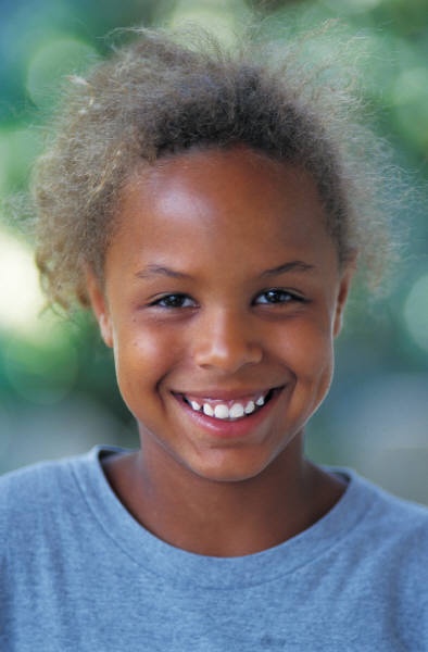 young girl in Zimbabwe