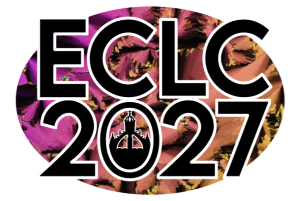 European Conference on Liquid Crystals logo with image of University of Aberdeen's King's College Tower featured