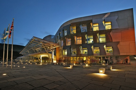 Scottish Parliament at Night