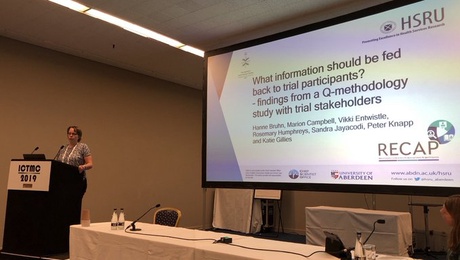 Hanne Bruhn reports on why feeding back results to participants is so important (RECAP)