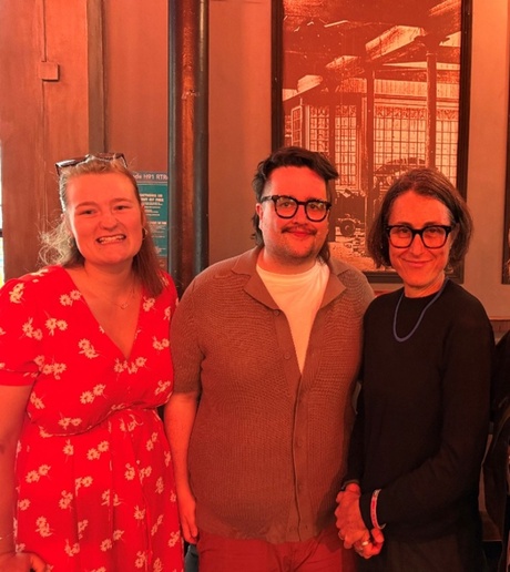 A photo of Abbie Stephen, David Field & Professor Virgina Braun.