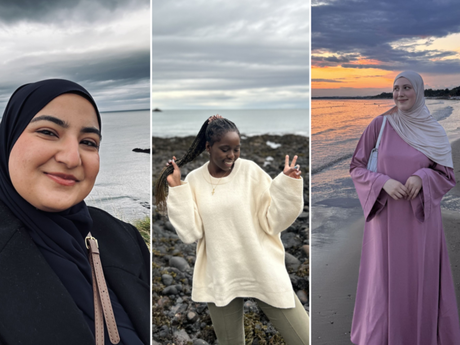 Picture of our new interns at the beach