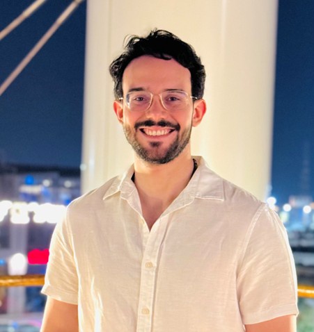 Picture of Tariq standing posing for the camera.