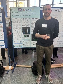 Steven with his poster