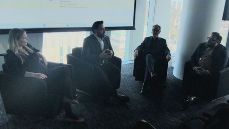 Dr Eliza Bechtold, Dr Frederick Cowell, Professor Gerry Miller, and Dr Edouard Fromageau