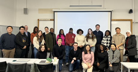 Bastian Jansen, AUCEL researchers, and energy law students