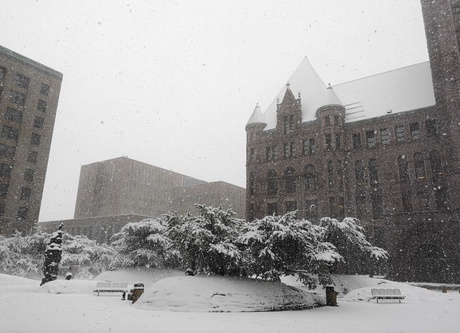 The view of City Hall from the Minnesota District Court