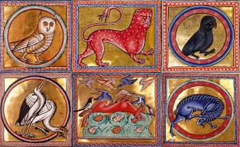 Aberdeen Bestiary animals
