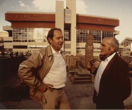Gerd Heidemann (left) and Klaus Barbie