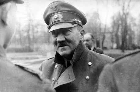 Adolf Hitler pictured in April 1945