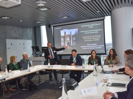 Attendees listening to discussions