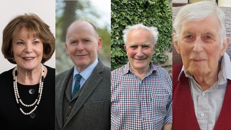 Anne Minto, John Otto, Roy Dennis and Angus Pelham Burn