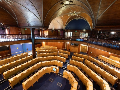 Interior shot of the auditorium