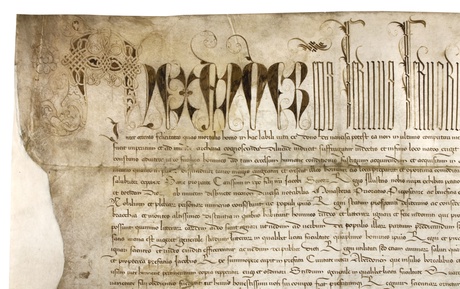 Close up of the Papal Bull