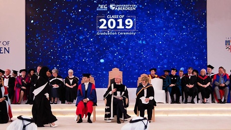 The first graduation ceremonies at the University's Qatar campus have taken place