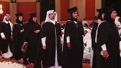 The first graduation ceremonies at the University's Qatar campus have taken place
