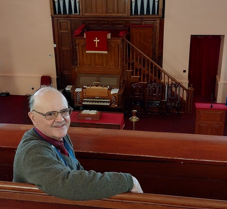Composer and PhD student Robert Milne