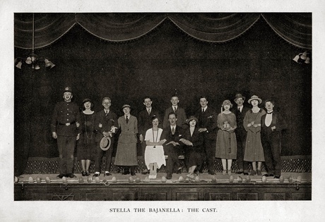 Cast from the first scripted musical comedy &ndash; 1922&rsquo;s Stella the Bajanella