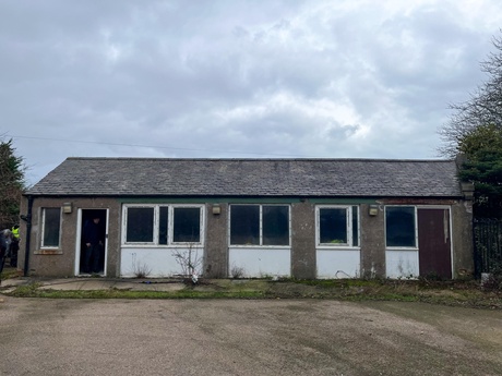 The building that will be converted into the new Men's Shed