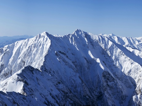 Snow in the Himalayas