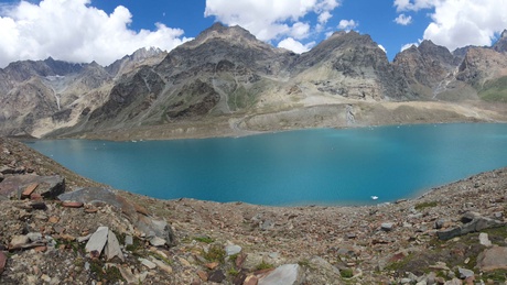 An alpine lake