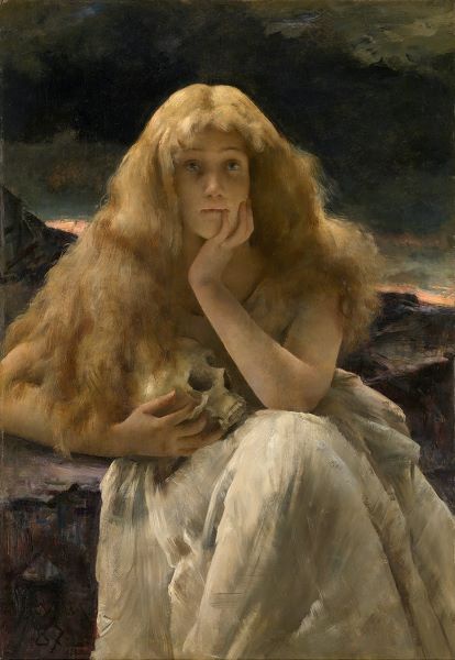 Alfred Stevens, 'Mary Magdalene', 1887, Museum voor Schone Kunsten, Ghent
