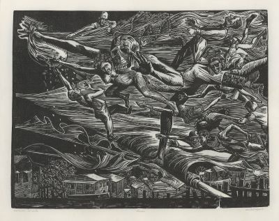 Carlos Raquel Rivera, Huracan del Norte (Hurricane From the North), 1955