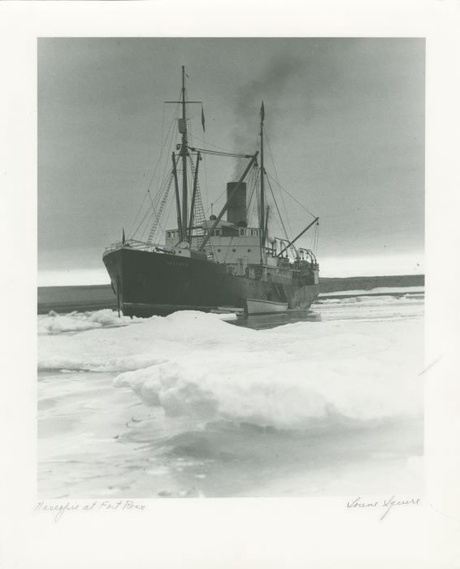 Lorene Squire, Nascopie at Fort Ross, 1938. Hudson Bay Company Archives, Manitoba