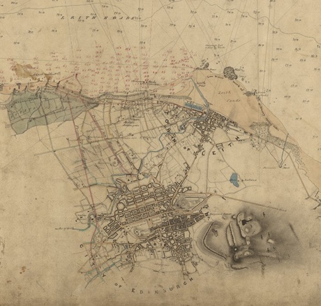 1834 map of Edinburgh