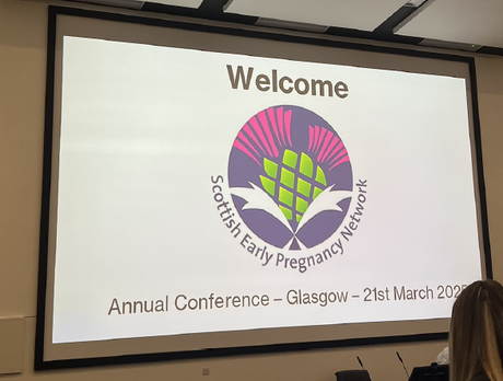 Presentation slide with SEPN logo and text 'Annual Conference - Glasgow - 21st March 2025'