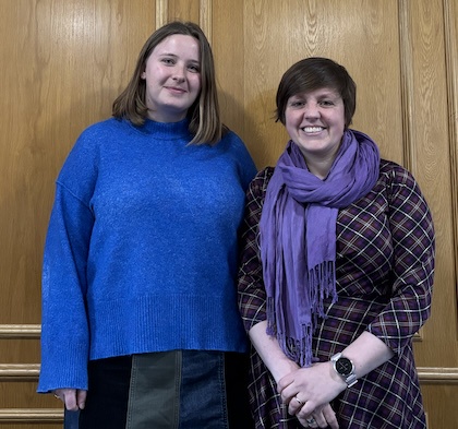 Picture of Alma Moss-Bokare and Kirsty Blackman