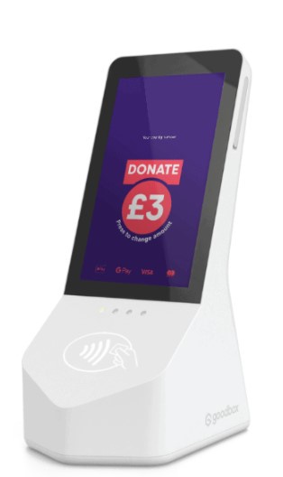 Example of one of the donation points to be installed across campus