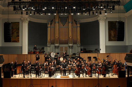 Photo of the Univeristy of Aberdeen Symphony Orchestra (credit: Julian Maunder)