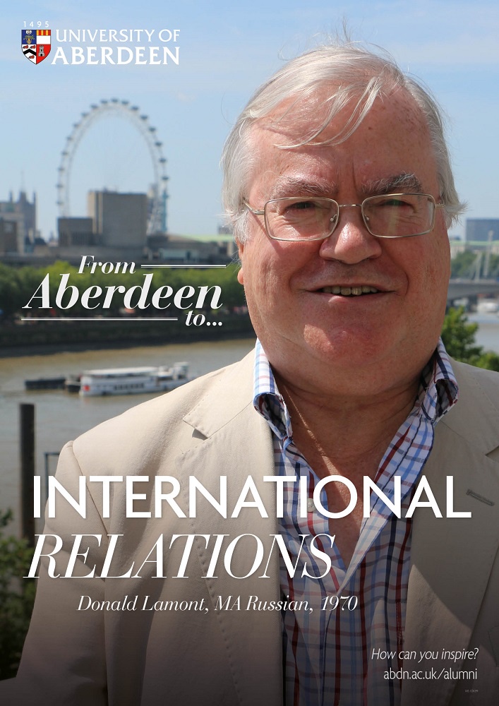 From Aberdeen to International Relations - Donald Lamont