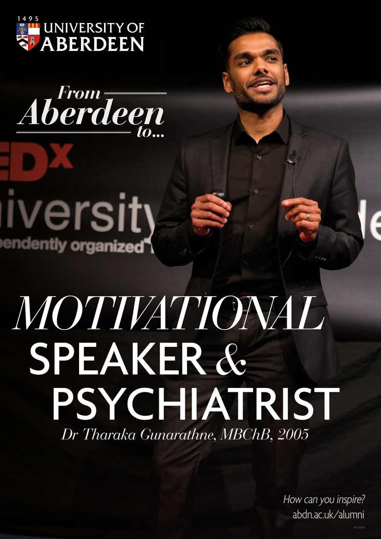 From Aberdeen to Motivational Speaker & Psychiatrist - Dr Tharaka Gunarathne