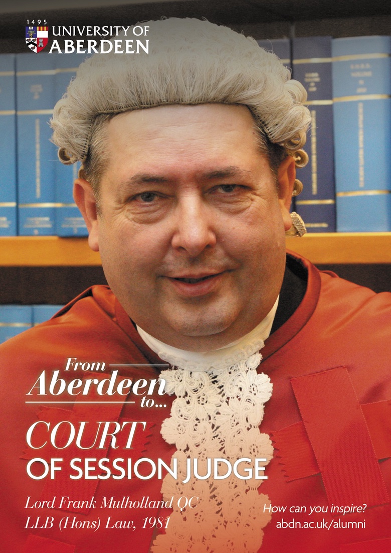 From Aberdeen to Court of Session Judge - Lord Frank Mulholland QC