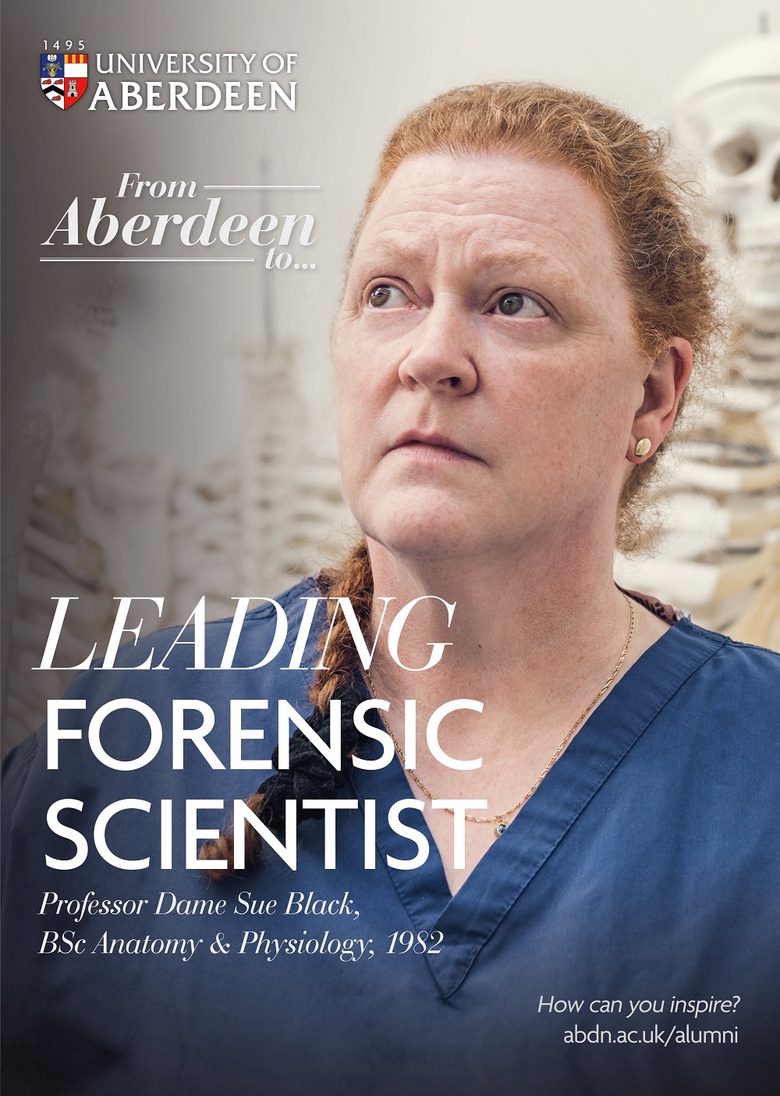 From Aberdeen to Leading Forensic Scientist - Professor Dame Sue Black