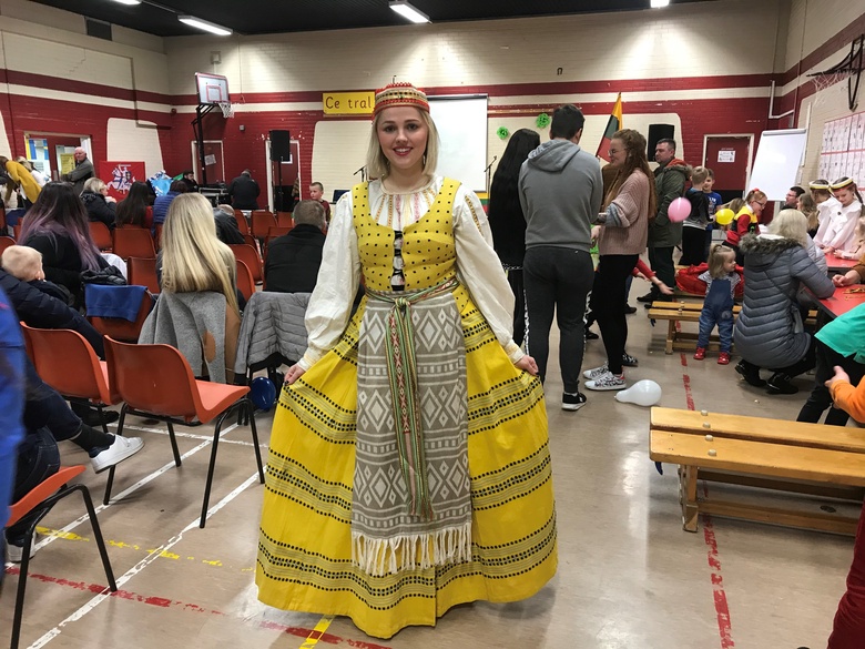 Lithuanian costume at Kaziuko Muge Taste of Home Event