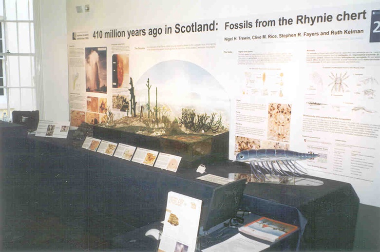 View of the exhibit from the right.