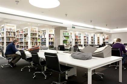 Picture of inside the library