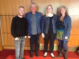 Left to right: Alan McMaster, Martin Devlin, Lucy Thompson and Gerry King